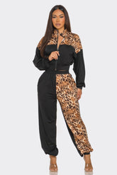 Wild Side Leopard Jogger Set